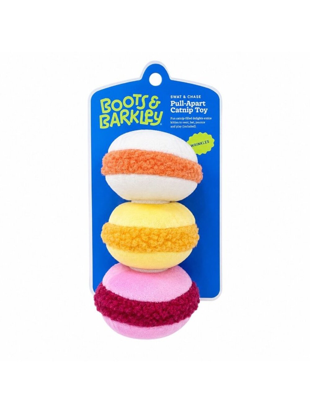Boots & Barkley Pull Apart 3 Piece Catnip Toy NEW  Pets Fun Furry Friends Play